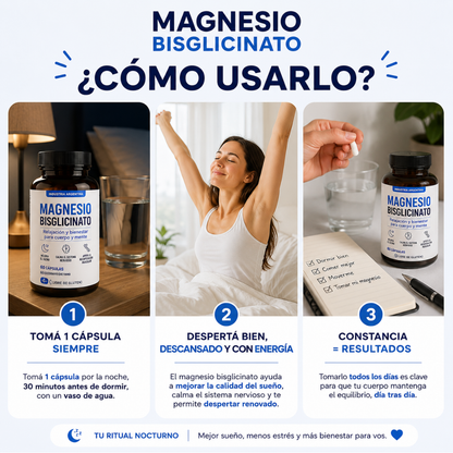 CALMA™ | Sueño Profundo, Músculos Relajados y Piernas Livianas.
