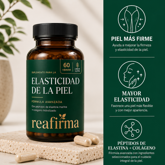 REAFIRMA™ Peptidos de Elastina | Piel Firme, Elástica y Tensa desde Adentro