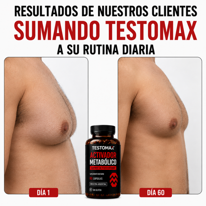 TestoMax™ | Reduce Naturalmente la Grasa del Pecho y Recupera tu Testosterona