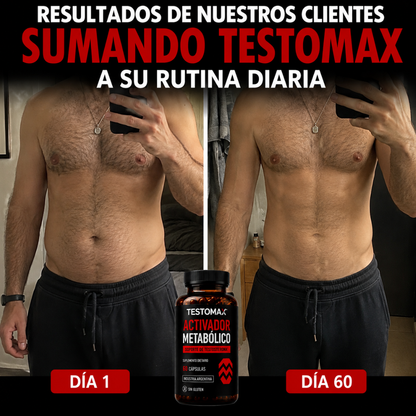 TestoMax™ | Reduce Naturalmente la Grasa del Pecho y Recupera tu Testosterona